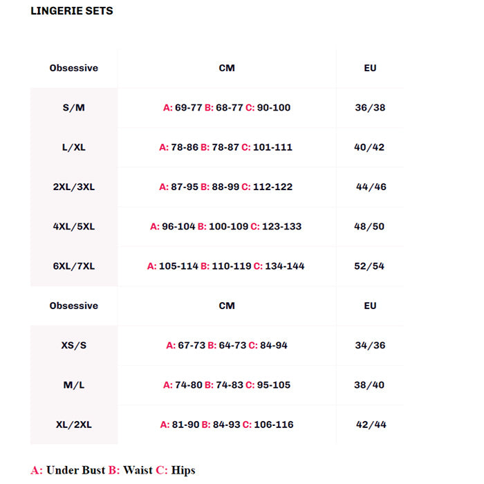 Obsessive Raquelia Dessous-Set 2-teilig