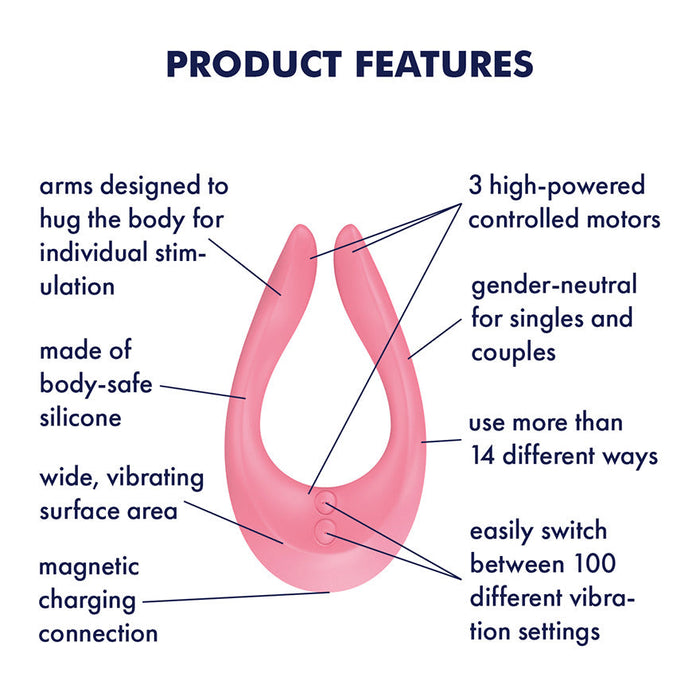 Satisfyer Endless Joy Multi Vibator Voor Koppels & Singles